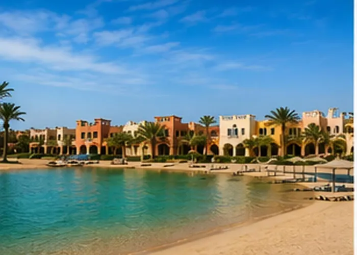 شقة Premium El Gouna Upper Nubia 1br With Stunning Lagoon Access